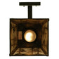 Meyda Lighting Stillwater 7" Timeless Bronze Tall Pines Hanging Wall Sconce