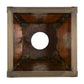 Meyda Lighting Stillwater 9" T Mission Antique Brass Frame With Amber Mica Shade Glass