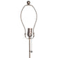 Meyda Lighting Strike of the Eagle 28" Antique Copper Table Lamp Base
