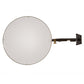 Meyda Lighting Stuyvesant 20" Oil Rubbed Bronze Swing Arm Wall Sconce With Eggshell Textrene Shade