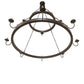 Meyda Lighting Suffolk 60" 13-Light 2-Tier Solar Black Chandelier