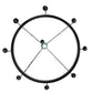 Meyda Lighting Suffolk 60" 9-Light Solar Black Chandelier