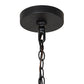 Meyda Lighting Suffolk 60" 9-Light Solar Black Chandelier