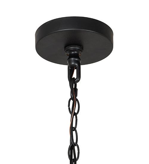 Meyda Lighting Suffolk 60" 9-Light Solar Black Chandelier