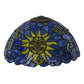 Meyda Lighting Sun Moon & Stars 12" Yellow & Blue Shade Glass