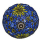 Meyda Lighting Sun Moon & Stars 12" Yellow & Blue Shade Glass