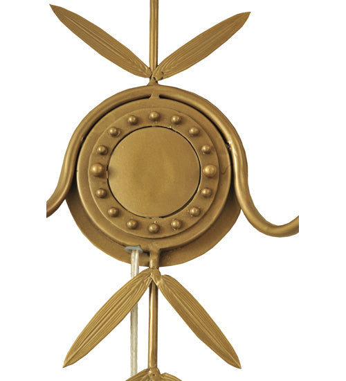 Meyda Lighting Sunflower 12" 2-Light Sedona Wall Sconce With Black Textrene Shade