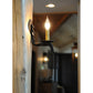 Meyda Lighting Sussex 4"W x 19"H Hand Wrought Iron Wall Sconce
