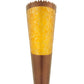 Meyda Lighting Sutter 10" LED Matte Copper Vein Wall Sconce With Amber Mica Shade Glass