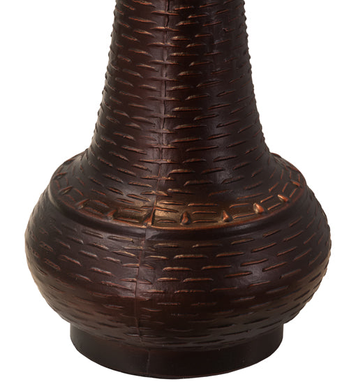 Meyda Lighting Sutter 21" 2-Light Mahogany Bronze Table Lamp Base