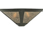 Meyda Lighting Sutter 22" 2-Light Timeless Bronze Wall Sconce With Silver Mica Shade Glass
