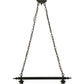 Meyda Lighting Sutter 35" 2-Light Timeless Bronze Island Pendant Light With Amber Mica Shade Glass