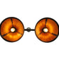 Meyda Lighting Sutter 35" 2-Light Timeless Bronze Island Pendant Light With Amber Mica Shade Glass