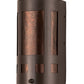 Meyda Lighting Sutter 5" Mahogany Bronze Wall Sconce With Amber Mica Shade Glass