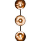Meyda Lighting Sutter 60" 3-Light Timeless Bronze Island Pendant Light With Amber Mica Shade Glass