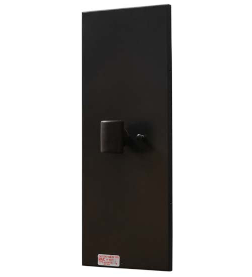 Meyda Lighting Sutter 7" 2-Light Craftsman Brown Wall Sconce With Clear Seeded Art Shade Glass