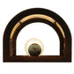 Meyda Lighting Sutter 7" Craftsman Copper Wall Sconce With Beige Art Shade Glass