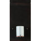 Meyda Lighting Sutter 7" Craftsman Copper Wall Sconce With Beige Irridescent Shade Glass