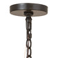 Meyda Lighting Sycamore 42" 16-Light Timeless Bronze Chandelier With Amber Faux Candlelight