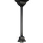 Meyda Lighting "T" Mission 13" Craftsman Brown Pendant Light With Beige and Red Shade Glass