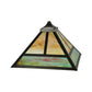 Meyda Lighting T Mission 19"W x 12"H Multi-Colored Shade Glass