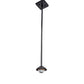 Meyda Lighting "T" Mission 246798 9" Craftsman Brown Mini Pendant Light With Beige Iridescent Shade Glass