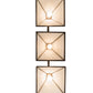 Meyda Lighting "T Mission" 40" 3-Light Mahogany Bronze Island Pendant Light With Creme Carrare Idalight Shade Glass
