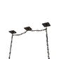 Meyda Lighting T Mission 46" 2-Light Oil Rubbed Bronze Island Pendant Light With Beige Art & Root Beer Shade Glass
