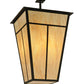 Meyda Lighting T Mission 51" 6-Light Timeless Bronze Pendant Light With Travertine Idalight Shade Glass