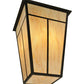 Meyda Lighting T Mission 51" 6-Light Timeless Bronze Pendant Light With Travertine Idalight Shade Glass