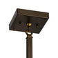 Meyda Lighting Tall Pines 10" Antique Copper Mini Pendant Light With Silver Mica Shade Glass