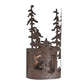 Meyda Lighting Tall Pines 11" Cafe Noir Wall Sconce