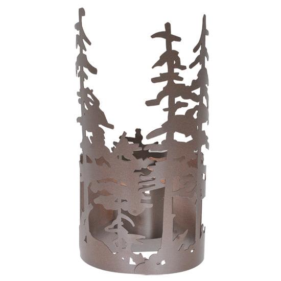 Meyda Lighting Tall Pines 11" Cafe Noir Wall Sconce