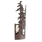 Meyda Lighting Tall Pines 11" Cafe Noir Wall Sconce