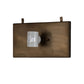 Meyda Lighting Tall Pines 12" 2-Light Antique Copper Wall Sconce With Silver Mica Shade Glass