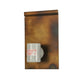 Meyda Lighting Tall Pines 12" 2-Light Dark Burnished Antique Copper Wall Sconce With Ambra Siena Idalight Shade Glass