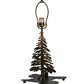 Meyda Lighting Tall Pines 14" 2-Light Antique Copper Table Lamp Base