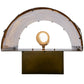 Meyda Lighting Tall Pines 14" 2-Light Dark Burnished Antique Copper Wall Sconce With Ambra Siena Idalight Shade Glass