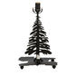 Meyda Lighting Tall Pines 14" 2-Light Dark Roast Lighted Table Lamp Base