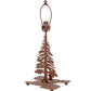 Meyda Lighting Tall Pines 14" 2-Light Rust Table Lamp Base and Lighted Base