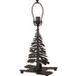 Meyda Lighting Tall Pines 14" Oil Rubbed Bronze Table Lamp Base With Lighted Base