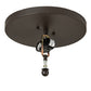 Meyda Lighting Tall Pines 16" 2-Light Oil Rubbed Bronze Flush Mount Light With Beige Art Shade Glass