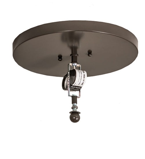 Meyda Lighting Tall Pines 16" 2-Light Timeless Bronze Running Horses Flush Mount Light With Silver Mica Shade Glass