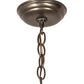 Meyda Lighting Tall Pines 16" Oil Rubbed Bronze Ceiling Pendant Light With Ambra Siena Idalight Shade