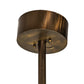 Meyda Lighting Tall Pines 217226 48" 21-Light Dark Burnished Antique Copper Chandelier With Amber Mica Shade Glass and Fan