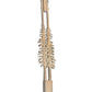 Meyda Lighting Tall Pines 22" Antique Copper Mountain Pine Pendant Light With Silver Mica Shade