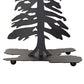 Meyda Lighting Tall Pines 25" Black Table Lamp With Forest Green Faux Leather Shade