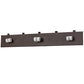 Meyda Lighting Tall Pines 36" 4-Light Cafe Noir Bear & Moose Wall Sconce With Silver Mica Shade Glass