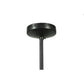 Meyda Lighting Tall Pines 44" 11-Light Textured Black Chandelier With Silver Mica Shade Glass and Black Fan