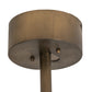 Meyda Lighting Tall Pines 44" 8-Light Antique Copper Chandelier With Silver Mica Shade Glass and Fan